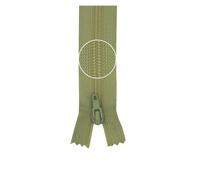 YKK Reißverschluss Kunststoffspirale nicht teilbar 3mm 60cm 883 hellkaki (6,60 € pro 1 m) Farbe:Farbe 883$Länge:60cm