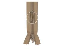 YKK Reißverschluss Kunststoffspirale teilbar 5mm 25cm 573 beige (23,24 € pro 1 m) Farbe:573$Länge:25cm