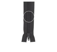 YKK Reißverschluss Kunststoffspirale teilbar 5mm 35cm 916 schwarzbraun (18,51 € pro 1 m) Farbe:916$Länge:35cm