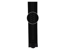 YKK Reißverschluss Kunststoffzähnchen 2-Wege teilbar 5mm 55cm 580 schwarz (16,00 € pro 1 m) Farbe:580 schwarz$Länge:55cm