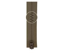 YKK Reißverschluss Kunststoffzähnchen 2-Wege teilbar 5mm 75cm 573 beige (17,25 € pro 1 m) Farbe:573 beige$Länge:75cm