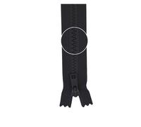 YKK Reißverschluss Kunststoffzähnchen nicht teilbar 5mm 12cm 182 schiefergrau (21,00 € pro 1 m) Farbe:182$Länge:12cm