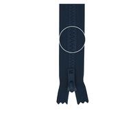 YKK Reißverschluss Kunststoffzähnchen nicht teilbar 5mm 12cm 839 jeansblau (21,00 € pro 1 m) Farbe:839$Länge:12cm
