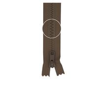YKK Reißverschluss Kunststoffzähnchen nicht teilbar 5mm 30cm 573 beige (12,30 € pro 1 m) Farbe:573$Länge:30cm
