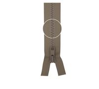 YKK Reißverschluss Kunststoffzähnchen teilbar 5mm 30cm 572 sand (25,67 € pro 1 m) Farbe:Farbe 572$Länge:30cm