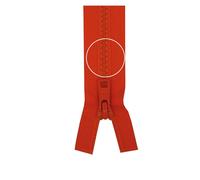 YKK Reißverschluss Kunststoffzähnchen teilbar 5mm 65cm 849 orange (15,69 € pro 1 m) Farbe:Farbe 849$Länge:65cm
