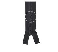 YKK Reißverschluss Kunststoffzähnchen teilbar 5mm 75cm 182 schiefergrau (14,53 € pro 1 m) Farbe:Farbe 182$Länge:75cm