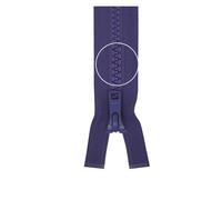 YKK Reißverschluss Kunststoffzähnchen teilbar 5mm 75cm 559 blaulila (14,53 € pro 1 m) Farbe:Farbe 559$Länge:75cm