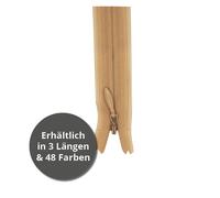 YKK Reißverschluss Nahtverdeckt nicht teilbar 2mm (15,95 € pro 1 m)