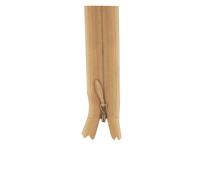 YKK Reißverschluss Nahtverdeckt nicht teilbar 2mm 22cm 007 kamel (15,95 € pro 1 m) Farbe:007$Länge:22cm