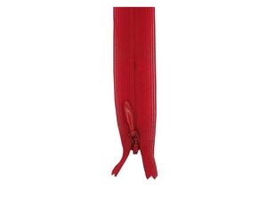 YKK Reißverschluss Nahtverdeckt nicht teilbar 2mm 22cm 519 dunkelrot (15,95 € pro 1 m) Farbe:519$Länge:22cm