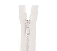 YKK Reißverschluss Vislon 2-Wege teilbar 5 mm 50 cm 501, weiß