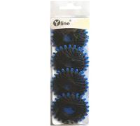 Yline - 4 Sterne a. 20 m Sternzwirn Baumwolle, Sternchenzwirn Stern - Zwirn, 2850-14 (anthrazit)