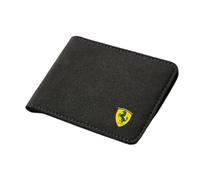 YLINNB Auto Führerscheinhülle für Ferrari 12Cilindri / 296 / SF90 /F80 /Roma/Purosangue/ F244, Card Holder Wallet Cases Geldbörse mit Kreditkartenfach Dekoratives Zubehör,Black