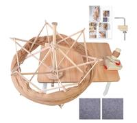 Ylnailky Handarbeit Garnknäuelwickler Mit Regenschirm Design Für Einfaches Aufwickeln, Garnhalter für Strickbegeisterte, Holz Garnspule Für Strick Und Häkelbegeisterte