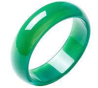 ylpddmm Grüner Jade Armband Armreif für Frauen Handgeschnitzte Smaragd Armreifen Lady Schmuck,Natürlicher Jadeit Jade Armreif Echte Natürliche Jade der Klasse,58-60mm