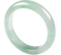 ylpddmm Jade Armreif Armband Natürlicher Echter Jadeit Edelstein Handgefertigter Schmuck für Frauen,Natürlicher Smaragd Jade Armreif,Jade Armband für Fraue,56-58mm