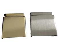 YLZCAM W6129 Stahl-Uhrenarmband-Armband-Verlängerung, Verschlussverlängerung mit Stufe in Gold- oder Silberfarbe (Color : Silver Color 18mm)