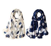 YMXHHB Seidenschal, 100% Maulbeerseide, modisch, lang, leicht, W81, Einheitsgröße