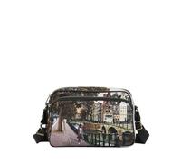 YNot Yes Bag Umhängetasche mittelgroß mit Reißverschlüssen und verstellbarem Riemen, Amsterdam bridge - Farb-Varianten: Multicolor