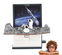 YNPQTDS Dinosaurier Schlüsselanhänger | Dinosaurier Buch Schlüsselanhänger - Dinosaur World Scene Sensory Toys Rucksack Schlüsselanhänger Spielzeug für, [Opp], Se référer au descriptif