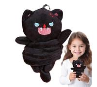 YNPQTDS Niedlicher Tier-Schlüsselanhänger, Hund, Garnelen, Kätzchen, Plüsch-Schlüsselanhänger, Dekoration, automatischer Rückzug, Auto-Schlüsselanhänger für Männer und Frauen, katze, Refer to