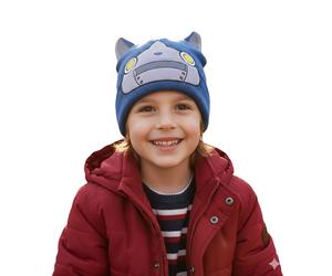Yo-kai Watch Robonyan Beanie Strick-Mütze Kinder Kopfbedeckung mit Ohren KC302488YKW Blau