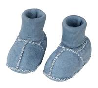 YODAOLI Warm Fur Baby Sock Shoes, Cute Fur Baby Sock Shoes, Winter Warm Snow Boots Soft Sole Crib Shoes Booties (Blue,13cm)