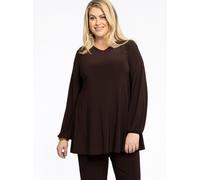 YOEK Blusenshirt Damen braun, 42-44