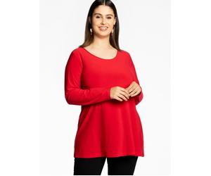 YOEK Tunika Damen Baumwolle rot, 42-44