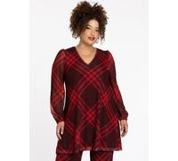 YOEK Tunika Damen rot, 54-56