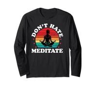 Yoga Day Zen Buddhismus Meditation Lehrer Meditation Frauen Langarmshirt