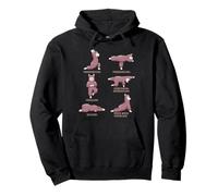 Yoga Lama in Asana Posen Alpaka Lustige Yoga Pullover Hoodie