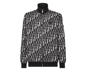 Yoga-Sweatjacke PHILIPP PLEIN "Philipp Plein Tm", Herren, Gr. XL, 02, schwarz, Obermaterial: 100% Polyester, Sweatjacken (33578034-XL) 02, schwarz