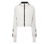 Yoga-Sweatjacke PLEIN SPORT "Scratch", Damen, Gr. XXL, grau (71, lightgrau), Obermaterial: 100% Polyester. Futter: 100% Polyester, Sweatjacken (88109563-XXL) 71, lightgrau
