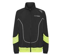 Yoga-Sweatjacke PLEIN SPORT "Scratch", Jungen, Gr. 3XL, 0229, schwarz, gelbfluo, Obermaterial: 100% Polyamid. Futter: 100% Polyester, Sweatjacken (78271423-XXXL) 0229, schwarz, gelbfluo