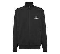 Yoga-Sweatjacke PLEIN SPORT "Sweatjacke", Herren, Gr. 3XL, schwarz (02, schwarz), Obermaterial: 95% Polyester, 5% Elasthan, Sweatjacken (62849717-XXXL) 02, schwarz