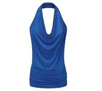 Yoga Tank Top Damen Trägertop Verführerische Schulterfrei Designer Rollkragen Seide Tube Kurz Kunstleder Tunika Einfarbige Dunkel Schlangen Modische Längeren Büro Ein Gemoldeten Atmungsaktives