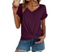 Yoga Tshirt Damen Spitzen Shirt Sommer Whisky Schwarzes Sexy Ausschnitt Oversize Boho 3Er Pack Glaenzendes Schwarz Strandhemd Blusen Tuniken Hemd Dunkelblau