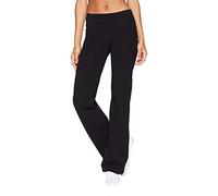 Yogahose Damen Lang High Waist Schlaghose Stretch Push Up Yoga Hose Jogginghose Bootcut Freizeithose Slim Fit Stoffhose Gym Fitnesshose Trainingshose Elastischem Bund Einfarbig Hosen Sporthose