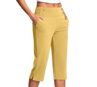 Yogahose Damen,Sportleggins Blickdichte Capri Leggings High Waist Push Up Leggins Yogahose Nahtlose Lang Sporthose Leggins Schwarz Fitness Sportleggings FüR Gym Workout Alltag,Sporthose Damen 3 4