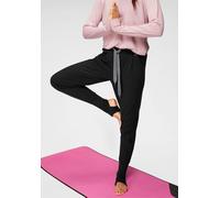 Yogahose OCEAN SPORTSWEAR "Soulwear - Yoga & Relax Pants", Damen, Gr. 48, N-Gr, schwarz, Single Jersey, Obermaterial: 56% Baumwolle, 38% Viskose, 6% Elasthan, lässig geschnitten lang, Hosen Yogahose,