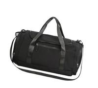 Yogasports Turnbeutel, faltbar, Reisetasche, Handgepäck, Wochenendtasche, Damen, wasserdicht, Übernachtungstasche für Yoga, Schwarz