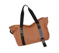 Yogasports Turnbeutel, faltbar, Reisetasche, Handgepäck, Wochenendtasche, Damen, wasserdicht, Übernachtungstasche für Yoga, braun