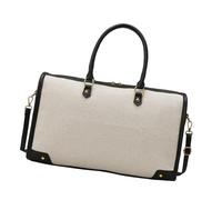 Yogasports Turnbeutel, faltbar, Reisetasche, Handgepäck, Wochenendtasche, Damen, wasserdicht, Übernachtungstasche für Yoga, Schwarz