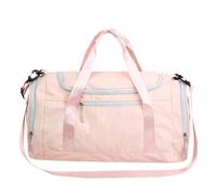 Yogasports Turnbeutel, faltbar, Reisetasche, Handgepäck, Wochenendtasche, Damen, wasserdicht, Übernachtungstasche für Yoga, rose