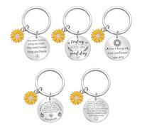 Yoicn Lth 5 Stück Glücksbringer Schlüsselanhänger, Geschenk Schlüsselanhänger für Kollegin, Freundin, Freund und Mitschüler