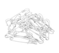 YOKIVE 20 Stück Sicherheitsnadeln, Große Metall-Nähnadeln | Basteln, Ideal für Kleidung, Stricken, Nähen (Weiß, 2,48 Zoll).