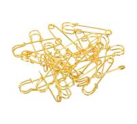 YOKIVE 20 Stück Sicherheitsnadeln, Große Metallnadeln | Handwerksanfertigung, Ideal für Kleidung, Stricken, Nähen (Goldfarben, 1,5 Zoll)