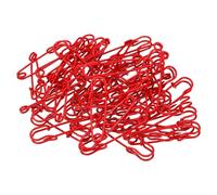 YOKIVE 50 Stück Sicherheitsnadeln, Große Metall-Nähnadeln | Basteln, Ideal für Kleidung, Stricken, Nähen (Rot, 2,48 Zoll).